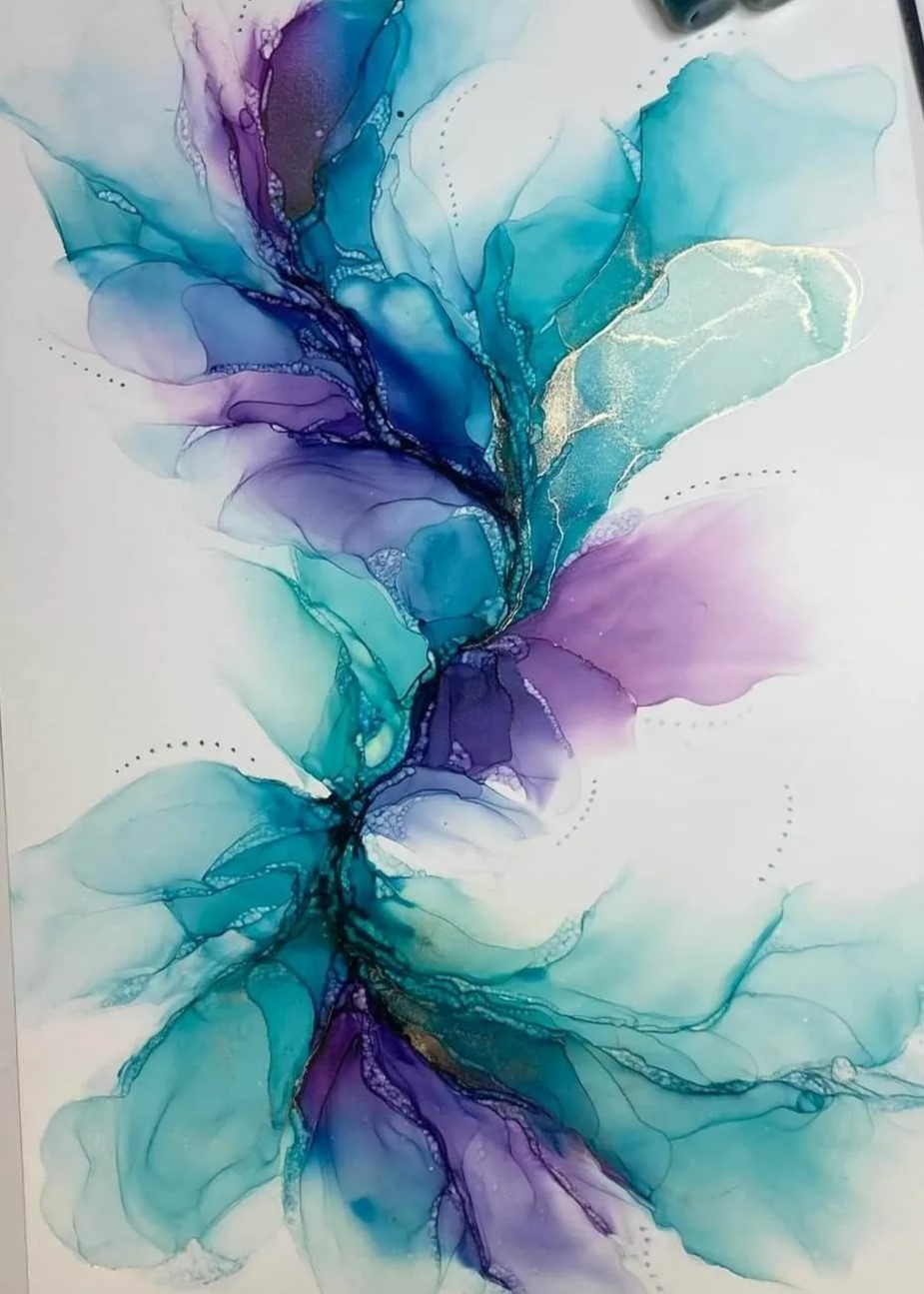 Мастер-класс «Спиртовые чернила»