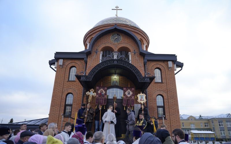 В Мордовии открыли храм Георгия Победоносца