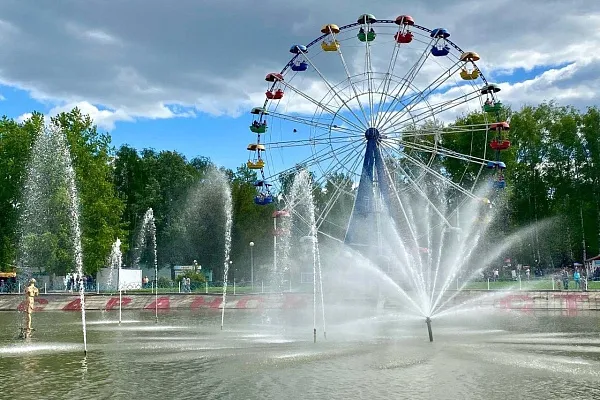 Фонтанный комплекс на р. Саранке